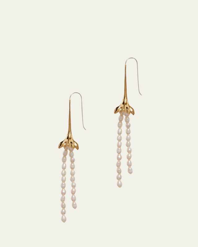 Pearl Anemone Earrings